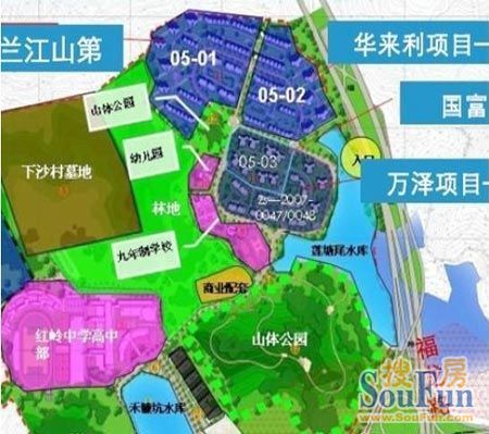 根据近日《香蜜湖半山区水体公园规划示意图》显示,莲塘尾水库将规划