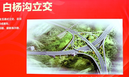 白杨沟立交效果图