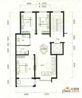 金山首府b户型3室2厅1卫1厨