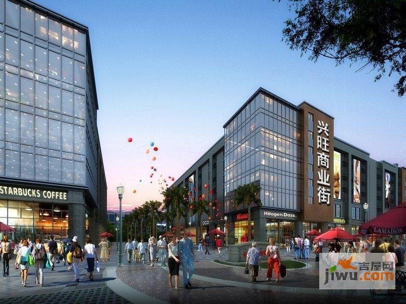 徐州贾汪区世纪广场兴旺商业街外景图/效果图24 吉屋网