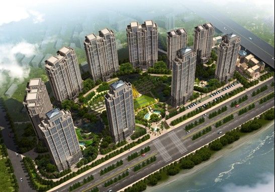 融侨外滩效果图 楼盘价格:均价23000元/平米 推荐户型:190-300平米