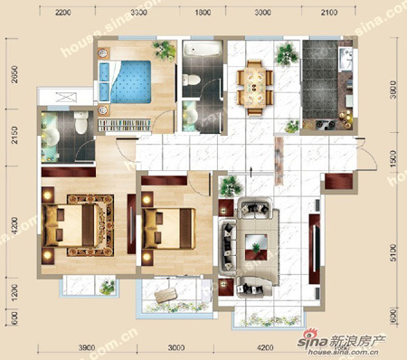 鸿嘉星城户型图 鸿嘉星城内拥380亩渔洋湖,外观红莲湖景观带,双湖景观