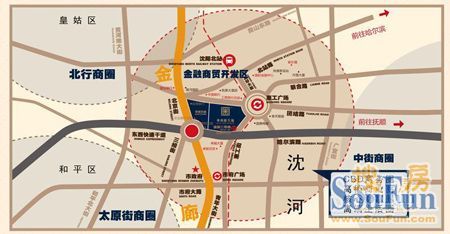 华府新天地区位图