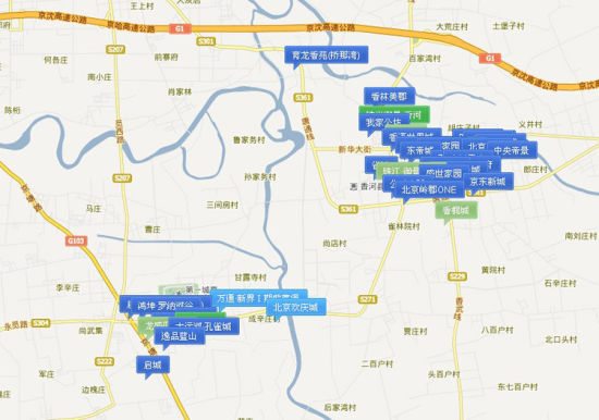 承接北京外溢资源 香河崛起观4热盘pk(组图)