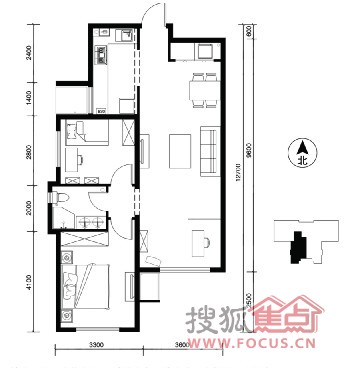 西美70后院92平米三室精彩亮相