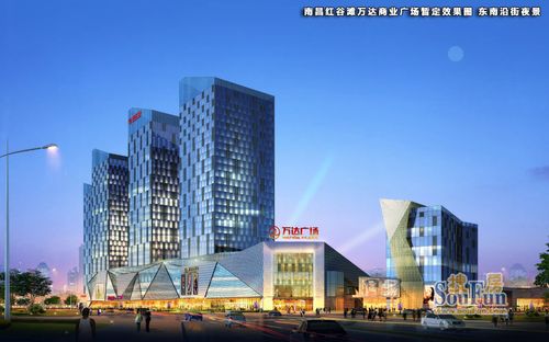 项目特色:投资地产  南昌红谷滩万达广场,位于南昌市红谷滩商务区