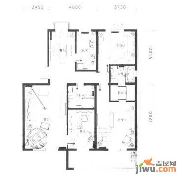 大成郡普通住宅187.3㎡户型图