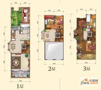 华银天鹅湖3室3厅3卫户型图