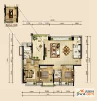 森林湖兰溪谷3室2厅2卫146㎡户型图