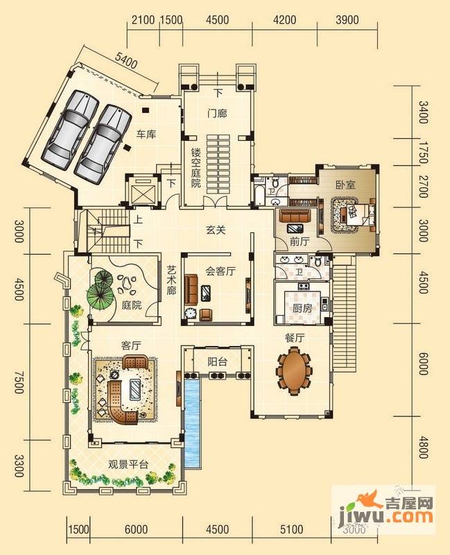 绿茵温莎堡五期7室4厅7卫33.8㎡户型图