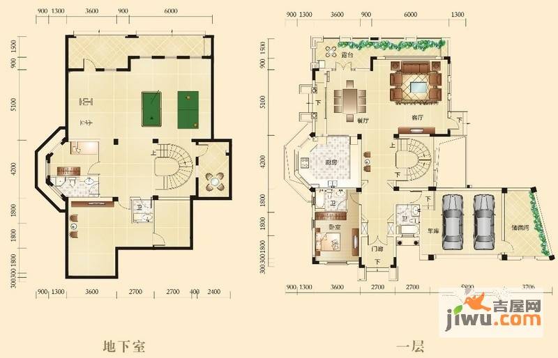 绿茵温莎堡五期普通住宅190.7㎡户型图