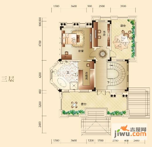 绿茵温莎堡五期普通住宅533.7㎡户型图