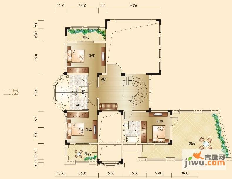 绿茵温莎堡五期普通住宅533.7㎡户型图