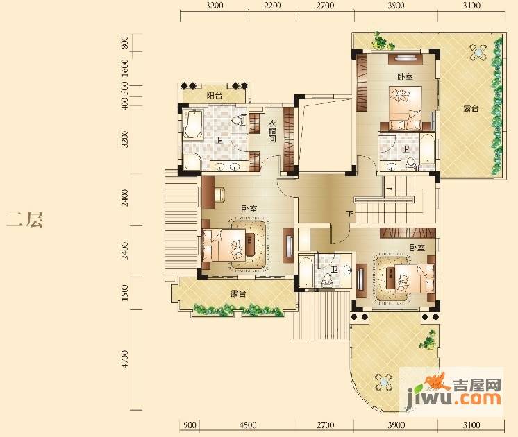 绿茵温莎堡五期普通住宅434.2㎡户型图