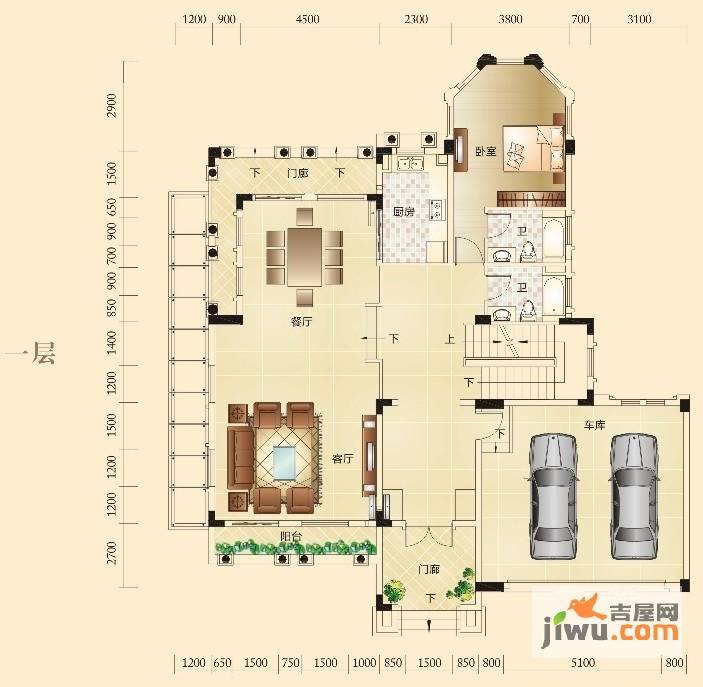 绿茵温莎堡五期普通住宅444.6㎡户型图