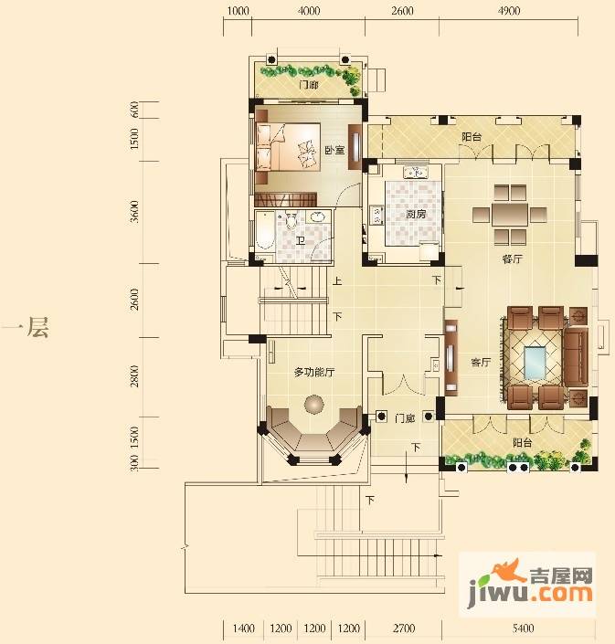 绿茵温莎堡五期普通住宅423.4㎡户型图