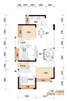 花样年江山荟2室2厅2卫92㎡户型图