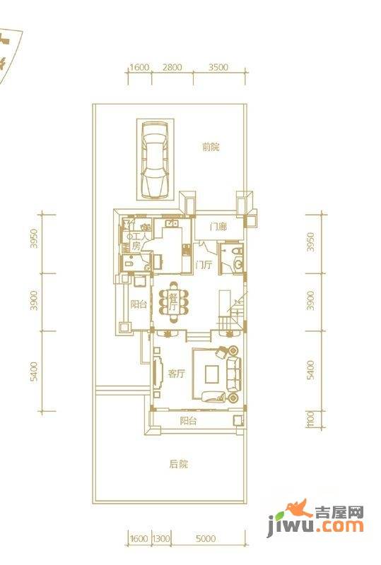 富力湾4室3厅4卫246㎡户型图