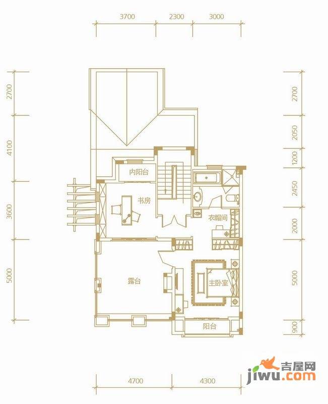 富力湾5室2厅4卫265㎡户型图