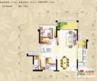 华晟豪庭3室2厅1卫81.9㎡户型图