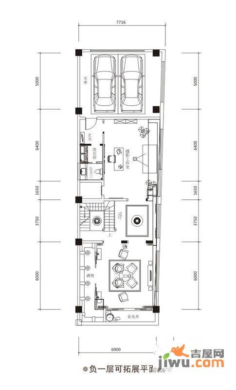 鼎峰公园豪庭5室2厅4卫241.2㎡户型图