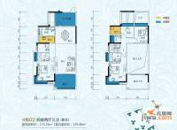 半山豪庭4室2厅3卫174.3㎡户型图