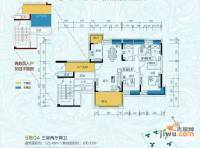 半山豪庭3室2厅2卫121.5㎡户型图