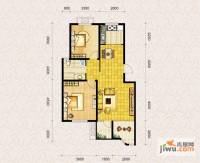 滨海弘润金茂府2室2厅1卫101㎡户型图