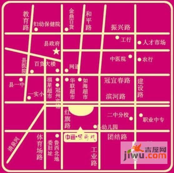 中通领尚城位置交通图