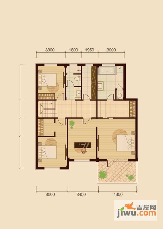 紫金湾6室2厅3卫288㎡户型图