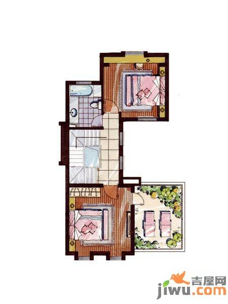 英郡雷丁4室2厅4卫217㎡户型图