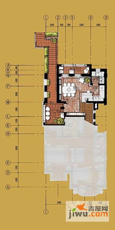 上置绿洲香岛原墅0室1厅0卫152㎡户型图