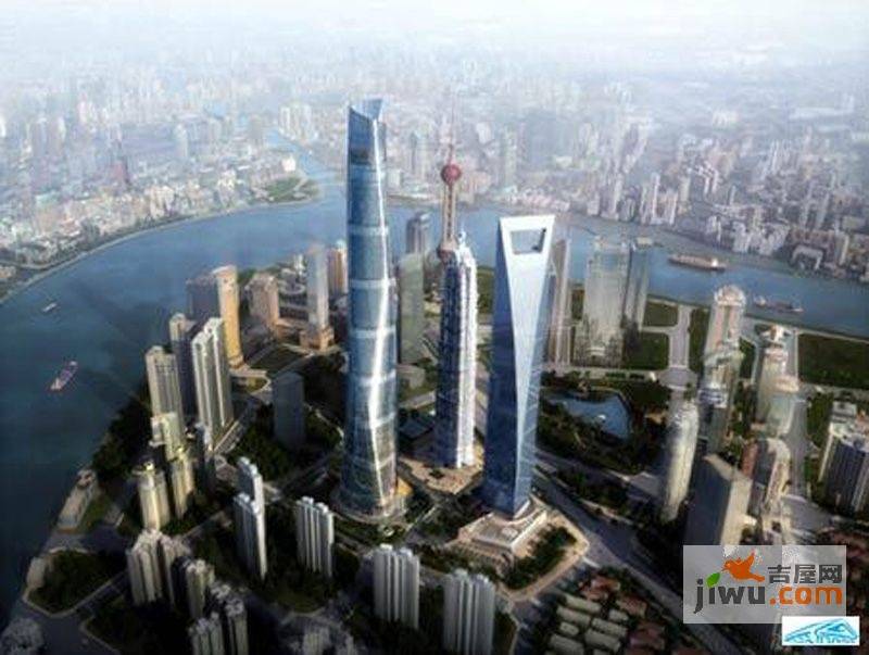 上海中心大厦实景图图片