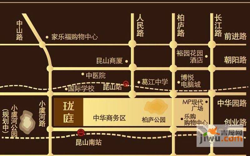 珑庭位置交通图图片