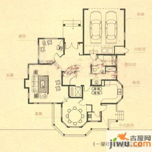 上海年华三期瑞生花园普通住宅216.9㎡户型图