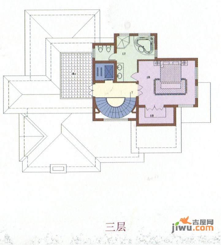 上海年华三期瑞生花园4室3厅3卫383.7㎡户型图