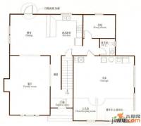 美林别墅0室2厅1卫250㎡户型图