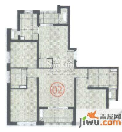 阳光花城3室2厅2卫137.8㎡户型图