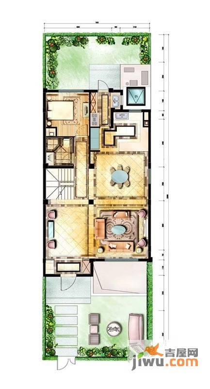 万科琥珀臻园2室2厅1卫177㎡户型图