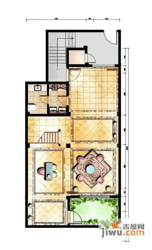 万科琥珀臻园1室1厅1卫177㎡户型图