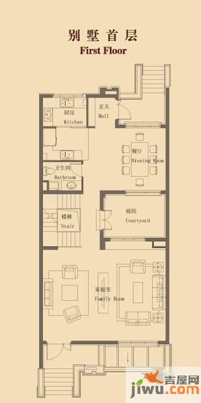 中海御景熙岸普通住宅258㎡户型图