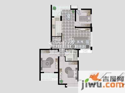 中环一号3室2厅1卫115.7㎡户型图