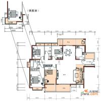 家和盛世花园4室2厅2卫124㎡户型图