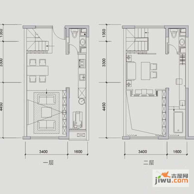 港惠新天地普通住宅91㎡户型图