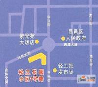 松江花园位置交通图图片