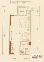 恒万西溪里1室0厅1卫36.1㎡户型图