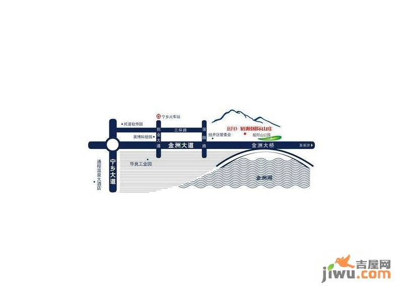 蓝月谷裕源国际山庄位置交通图5