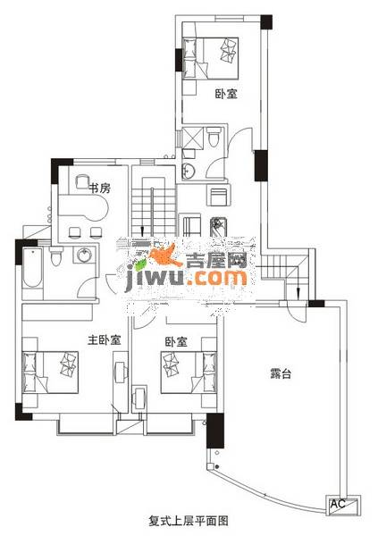 珠江花城4室1厅2卫199㎡户型图