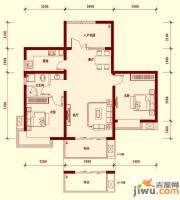 湘江世纪城2室2厅1卫94㎡户型图