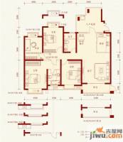 湘江世纪城4室2厅2卫142㎡户型图